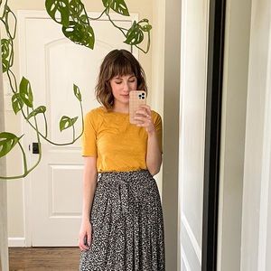 Loft yellow tee, size XS